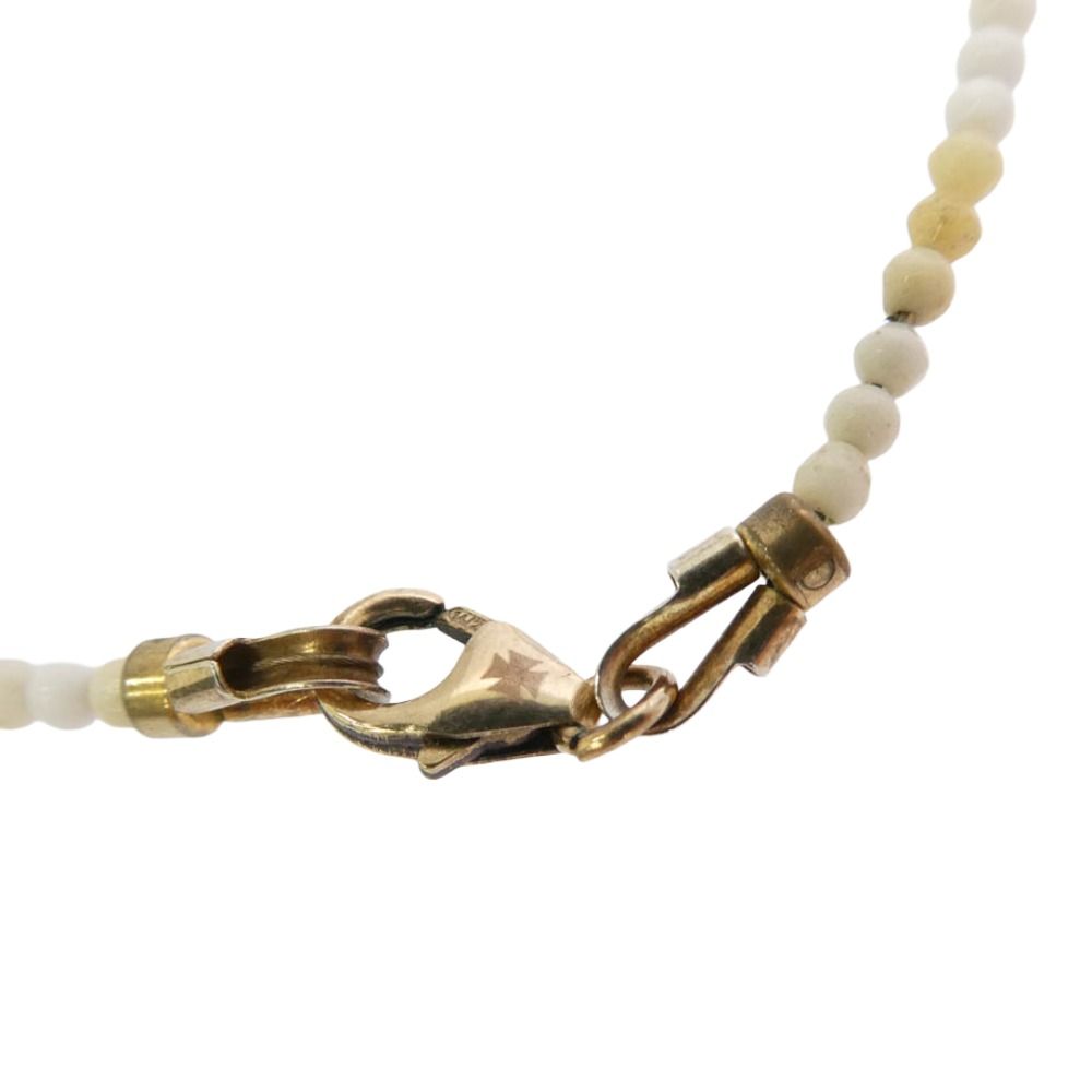 DEAL DESIGN ディールデザイン Deadstock Collection White Spinel デッドストックコレクション ホワイトスピネル ネックレス ゴールド系 アイボリー系【中古】 DEAL DESIGN ディールデザイン Deadstock Collection White Spinel
