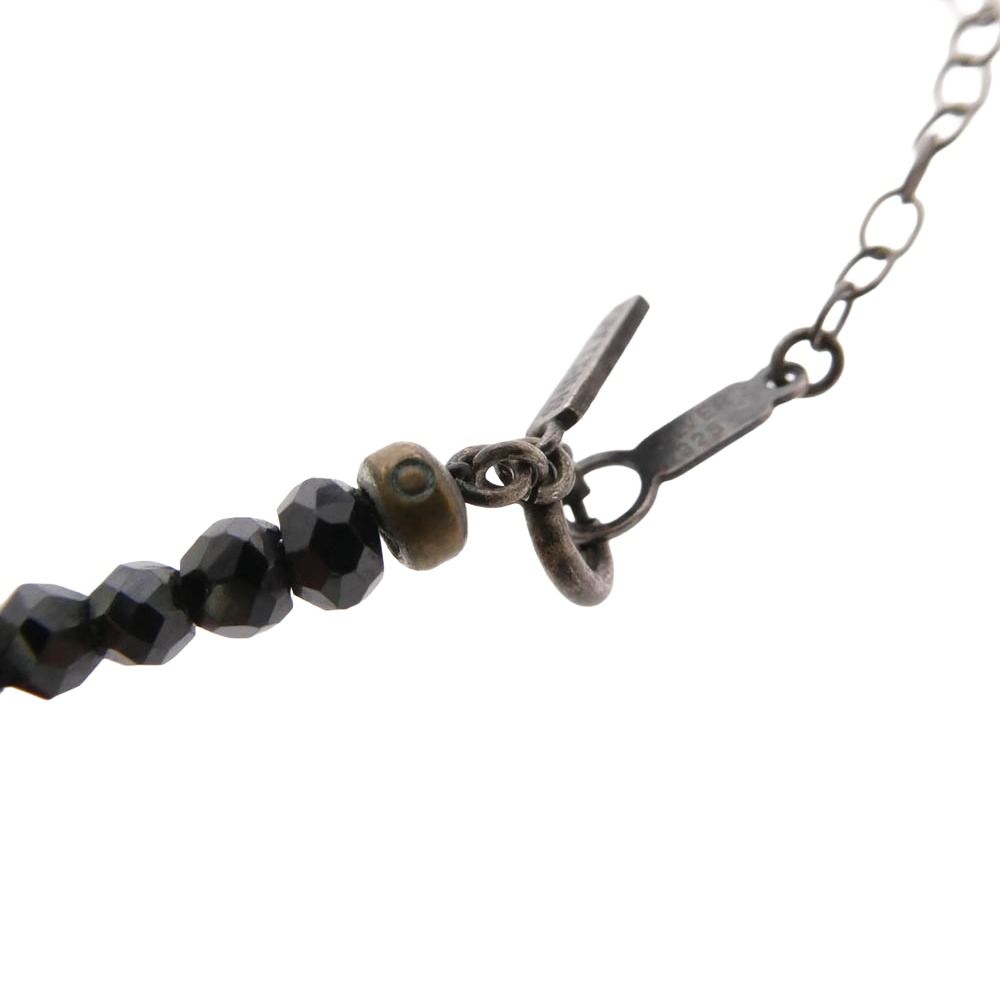 SHELLAC シェラック Black Spinel ブラックスピネル ネックレス ブラック系【中古】 SHELLAC シェラック Black Spinel ブラックスピネル ネックレス