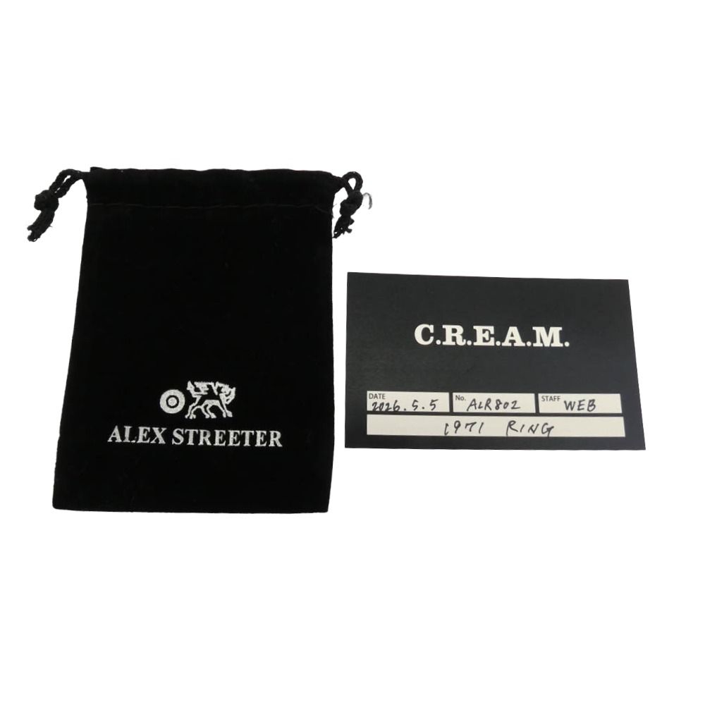 ALEX STREETER アレックスストリーター 1971 ロゴ スペーサー リング