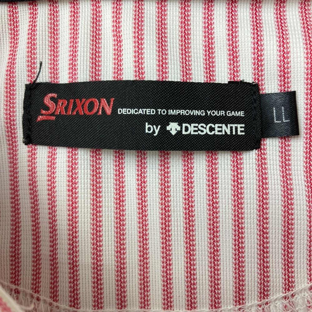 サイズ：LL SRIXON スリクソン by DESCENTE 半袖ポロシャツ ロゴ刺繍