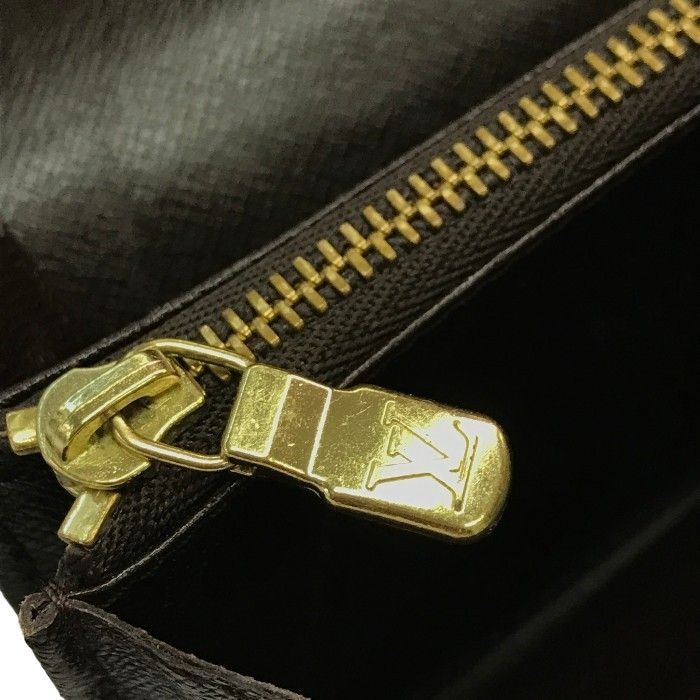 LOUIS VUITTON ルイヴィトン ダミエ エベヌ ポルトフォイユサラ 長財布