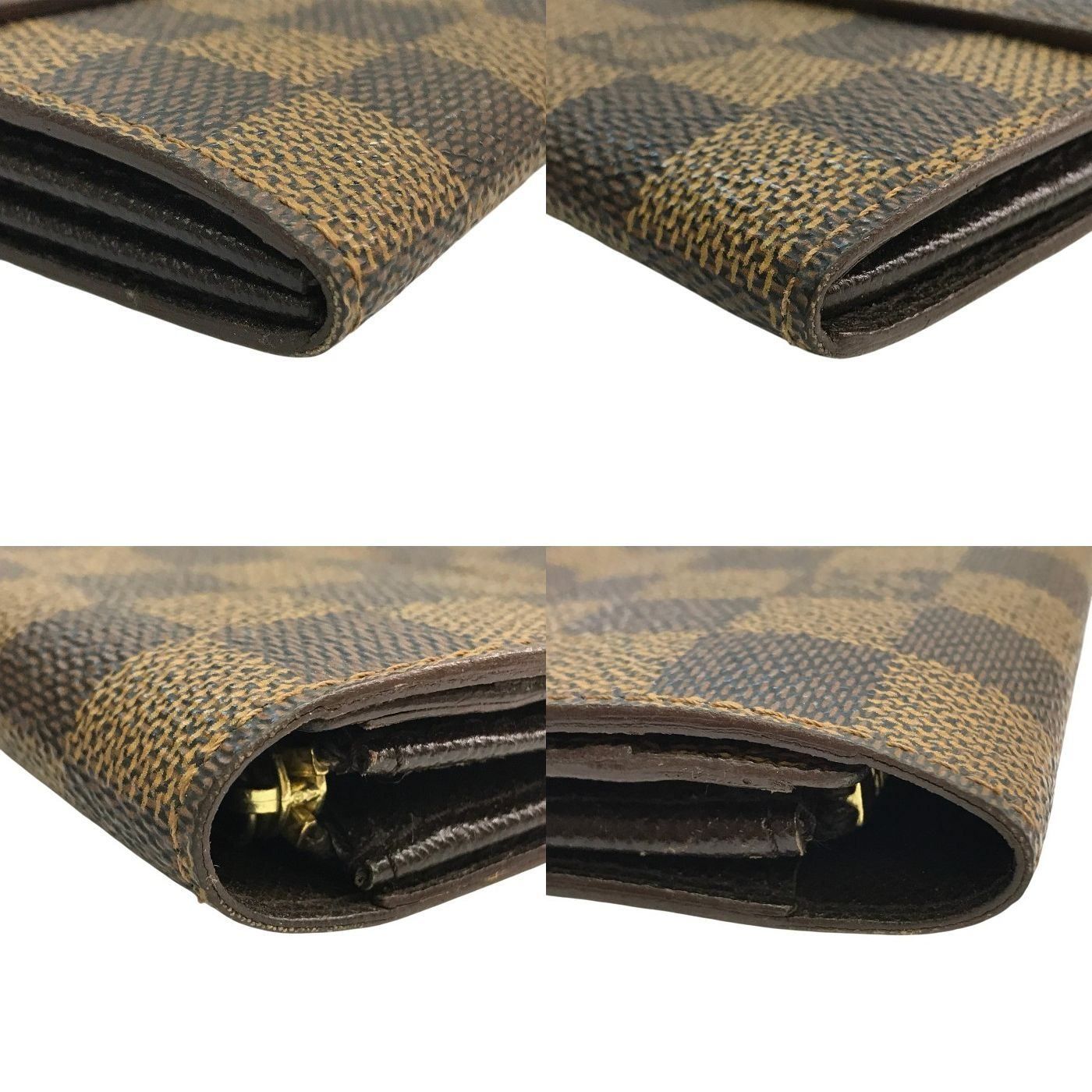 LOUIS VUITTON ルイヴィトン ダミエ エベヌ ポルトフォイユサラ 長財布