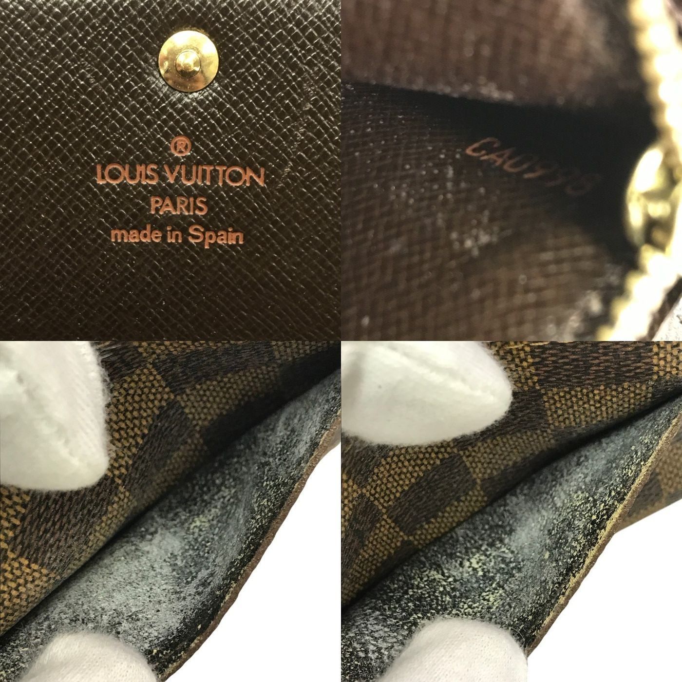 LOUIS VUITTON ルイヴィトン ダミエ エベヌ ポルトフォイユサラ 長財布