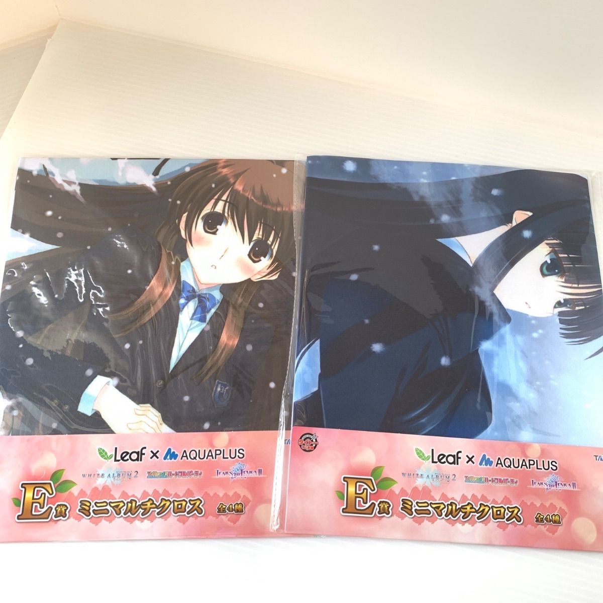 未開封 Leaf × AQUAPLUS ミニマルチクロス 全4種 ToHeart / TEARS TO