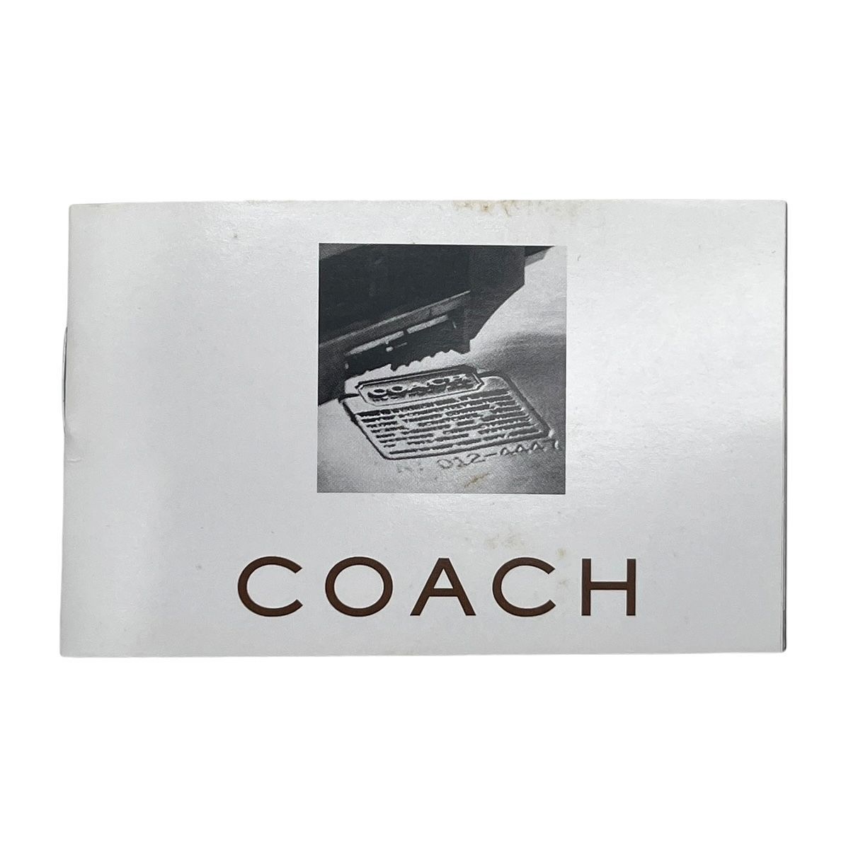 美品 COACH コーチ ポーチ シグネチャー ロゴ 総柄 小物入れ ブラウン