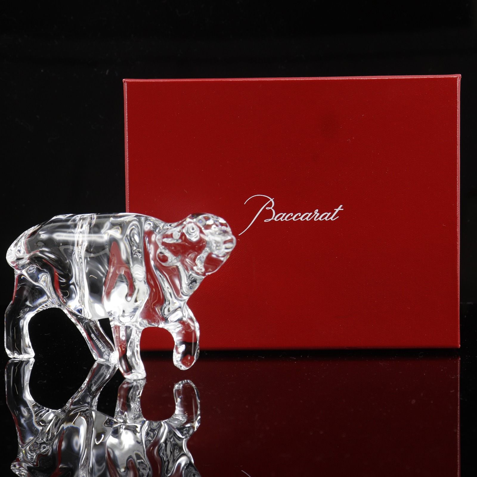 【Baccarat】バカラ 干支 丑 ( 牛 ) クリスタル _ 置物 オブジェ 13,104円