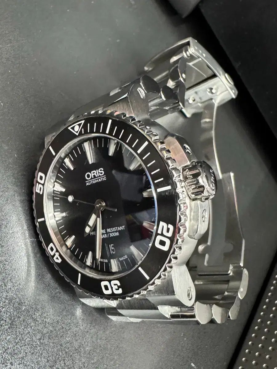 ORIS アクイス デイト 黒文字盤 43mm - メルカリ