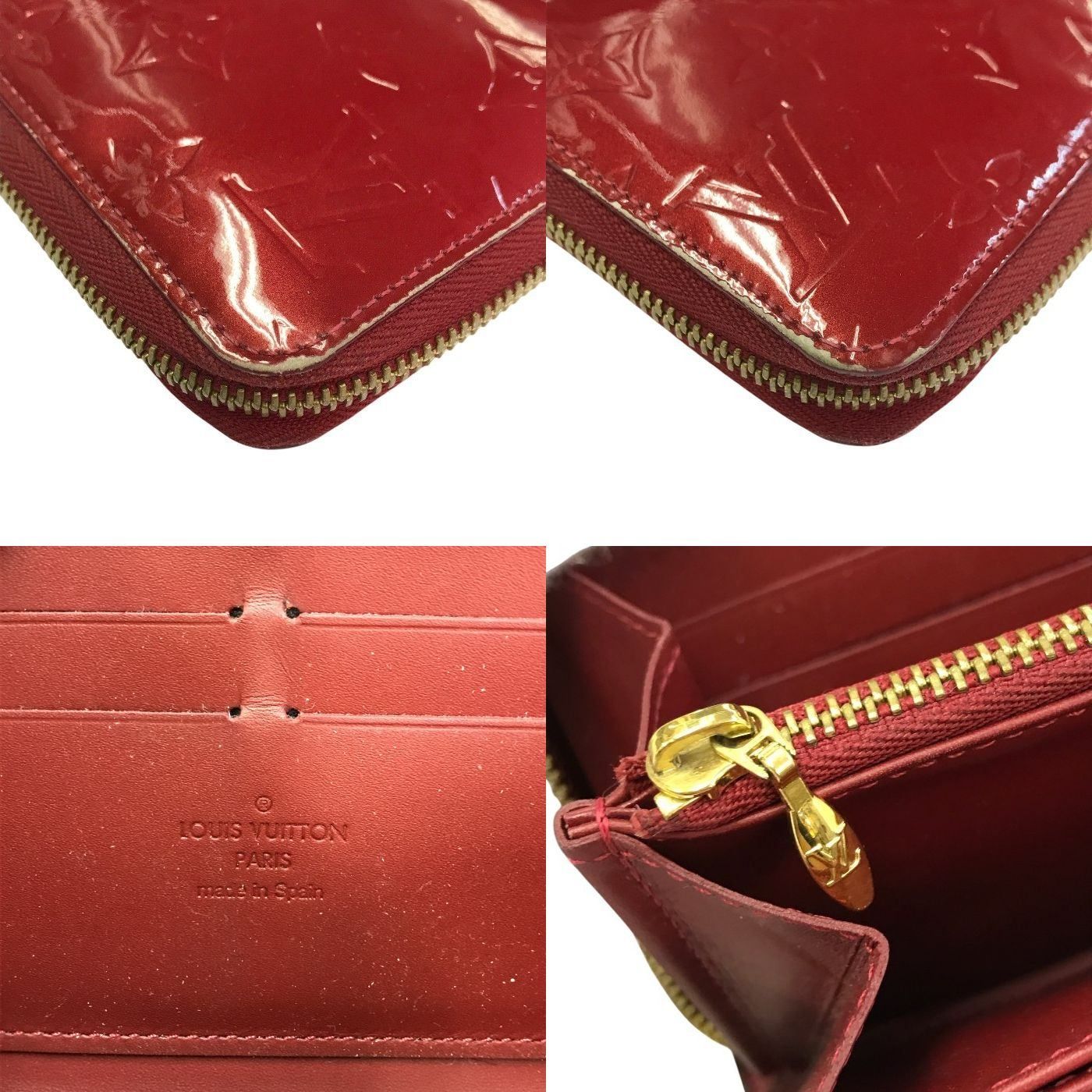 LOUIS VUITTON ルイヴィトン ヴェルニ ジッピーウォレット 長財布 