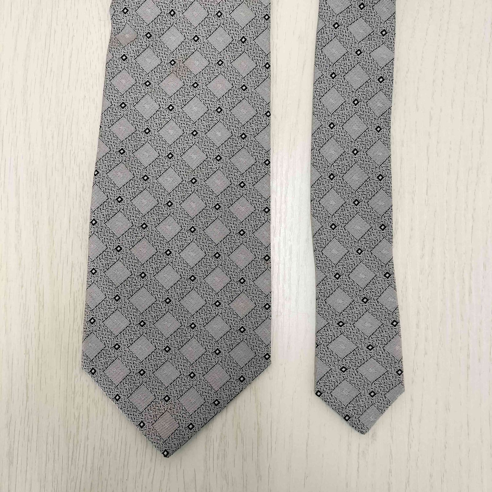 ジャンニヴェルサーチ GIANNI VERSACE シルク100％総柄ネクタイ メンズ