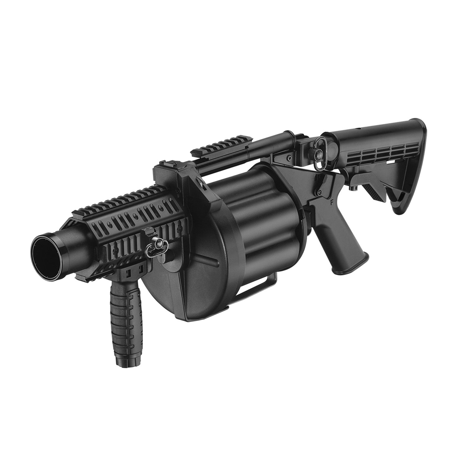 ICS MGL ガスグレネードランチャー Retractable Stock BK