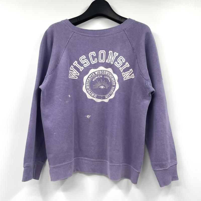 【中古】60s WISCONSIN NUMEN LUMEN スウェット サイズ不明 パープル ▲ボディー不明[17]