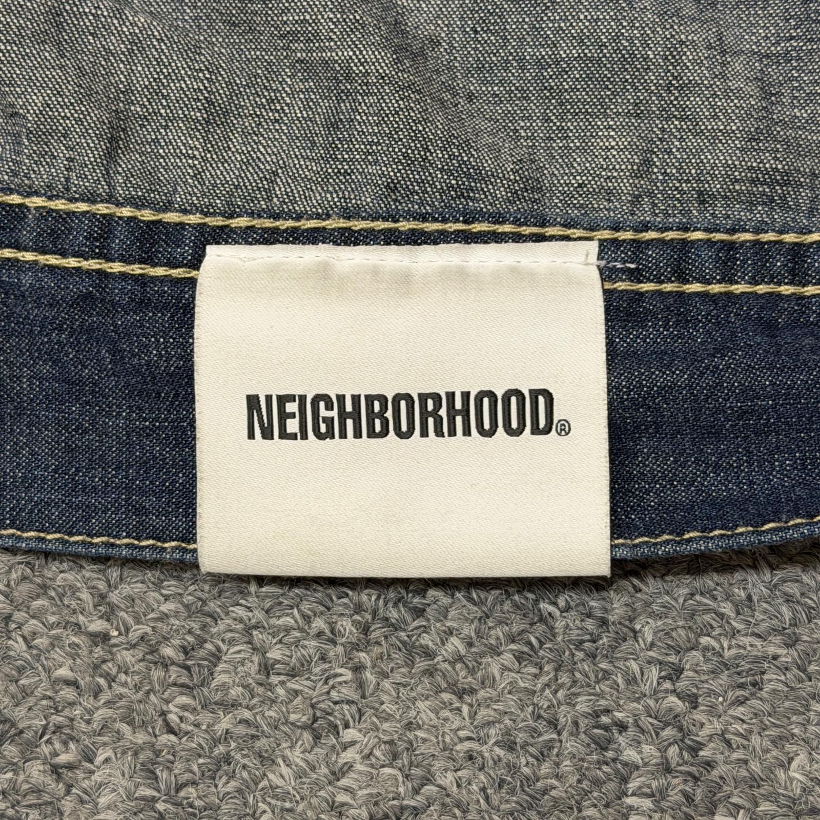 参考上代49500円 NEIGHBORHOOD 24SS WASHED LIGHTWEIGHT DENIM JACKET