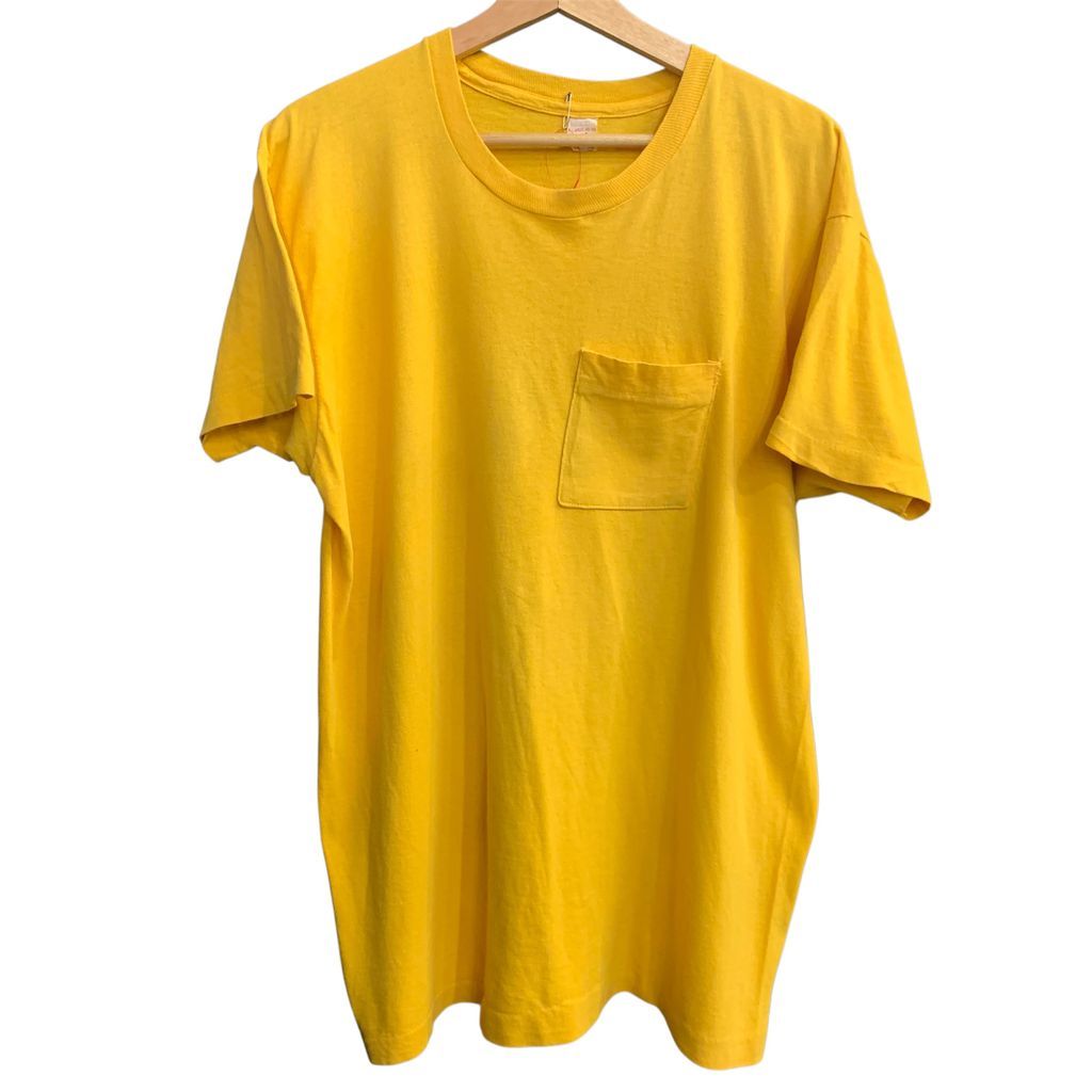 80’s ~ フルーツオブザルーム  FRUIT OF THE LOOM ポケット Tee T Shirt シャツ Pocket シングルステッチ No.I969