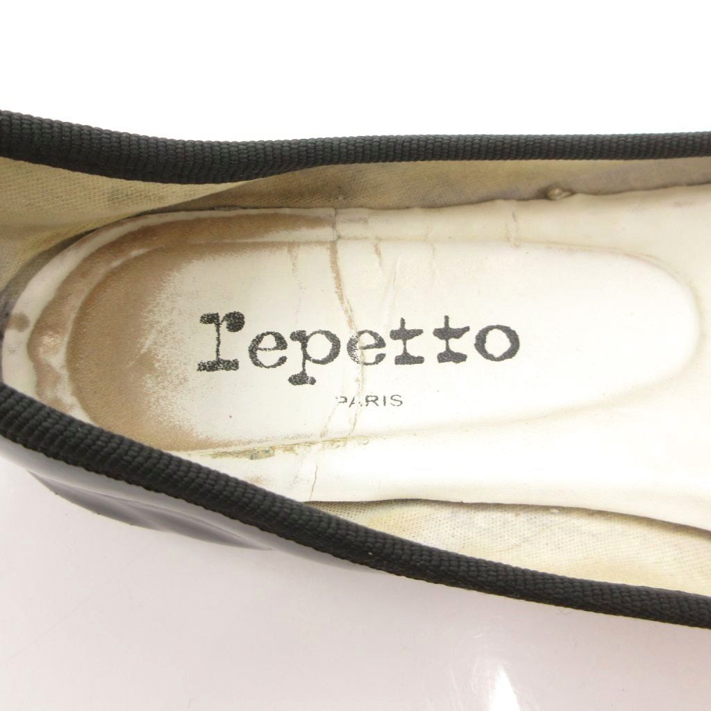 レペット Repetto フラットシューズ バレエシューズ パンプス 37 黒