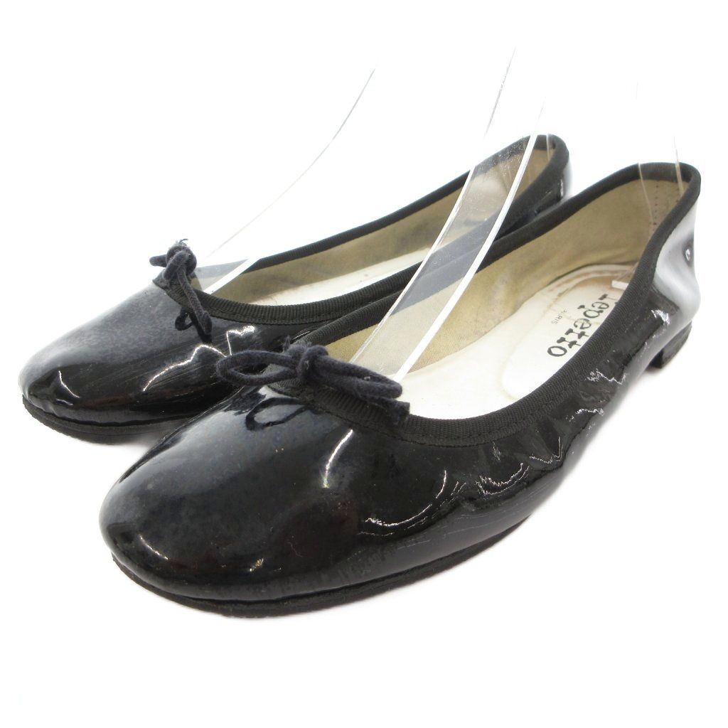 レペット Repetto フラットシューズ バレエシューズ パンプス 37 黒