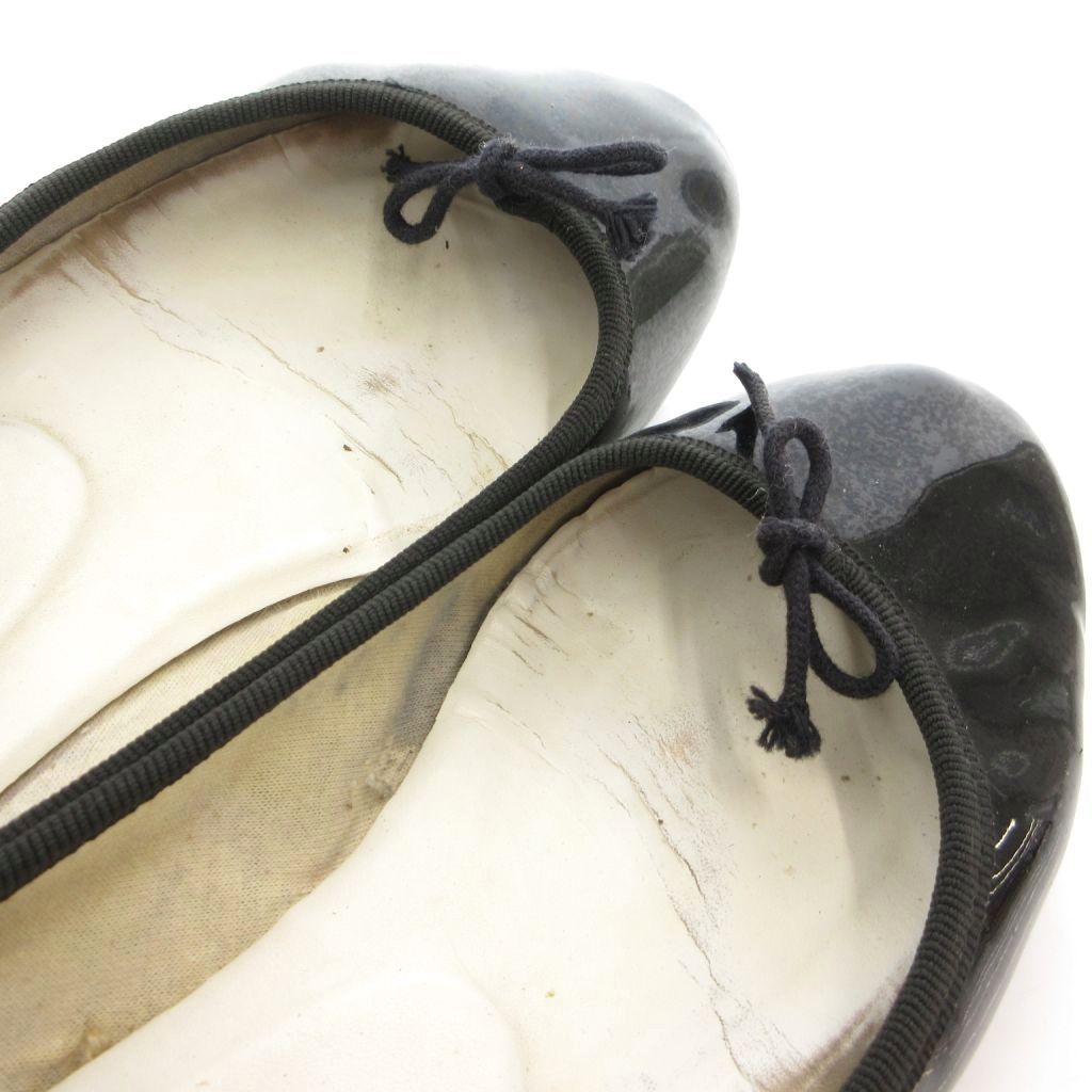 レペット Repetto フラットシューズ バレエシューズ パンプス 37 黒