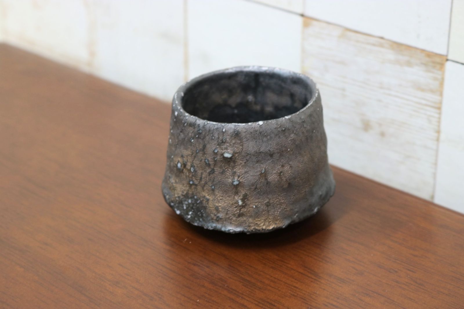 GMJO75○千代市陶房 清水万佐年 丹波焼 ぐい呑み 酒器 伝統工芸 丹波篠山 未使用