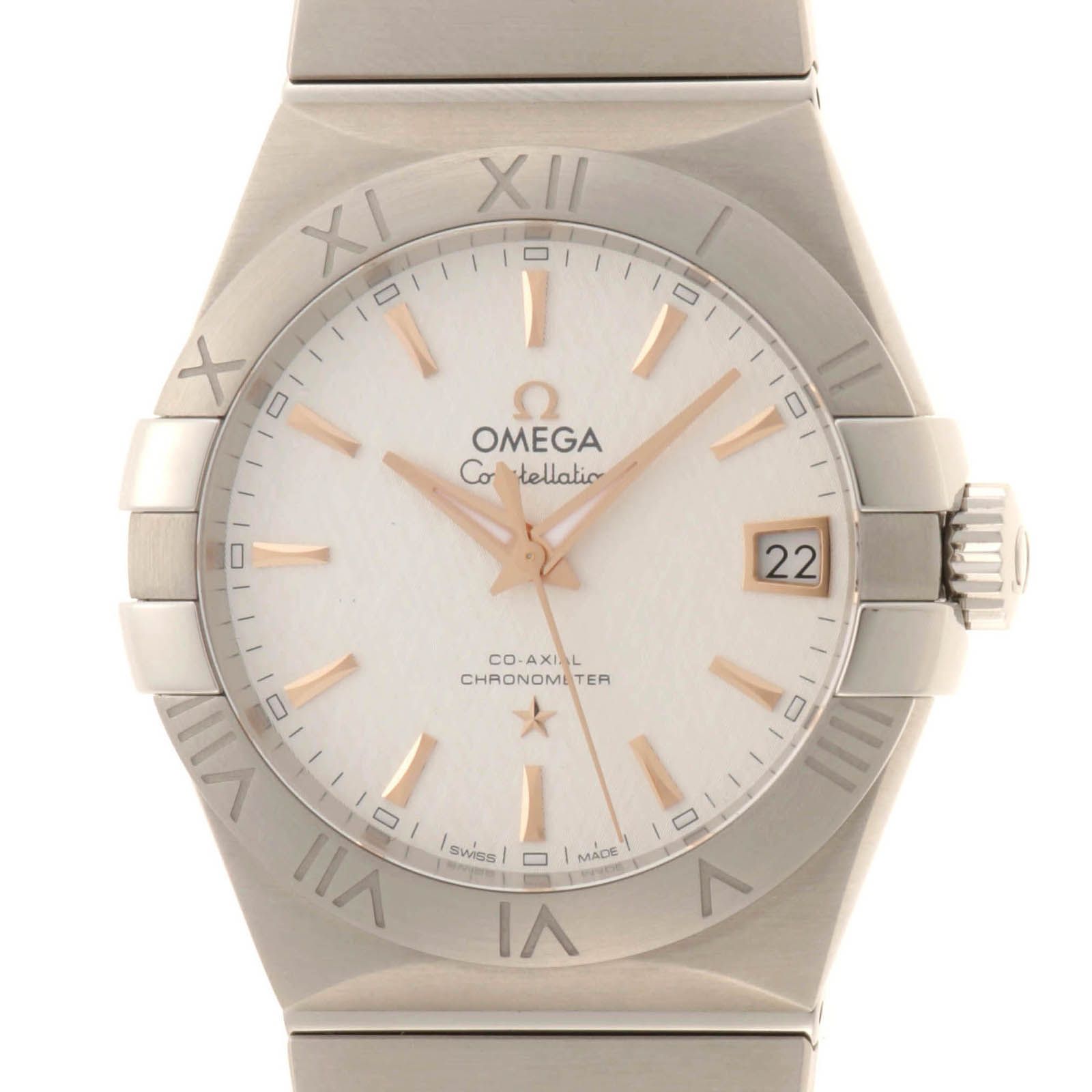 OMEGA オメガ コンステレーション コーアクシャル 123.10.38.21.02.002 腕時計 ステンレススチール シルバー 自動巻き メンズ【中古】