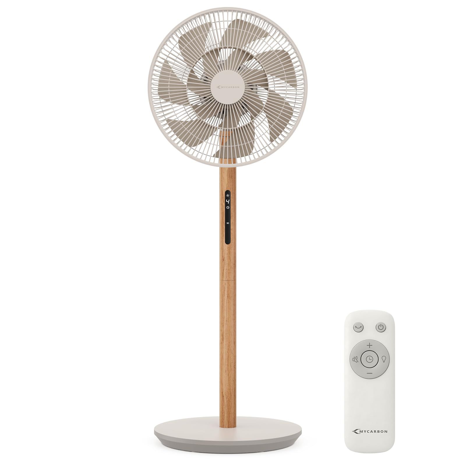 MYCARBON サーキュレーター 扇風機 兼用 【2026新登場DCモーター搭載節電対策】サーキュレーター 静音 自動首振り 風量8段階調節 パワフル送風 リビング扇風機 タイマー付き リモコン付き 高さ調整可能 さーきゅれーたー せんぷうき 換気／空気 0