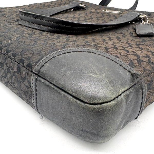 【美品】COACH　シグネイチャー　ビジネスバッグ　ブラック【F70288】 COACH/コーチ ブリーフケース ビジネスバッグ F70288 シグネチャー