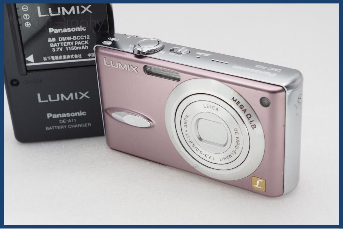 【動作保証】 Panasonic パナソニック LUMIX DMC-FX8 バッテリー&充電器付属 同梱無料 #i11304
