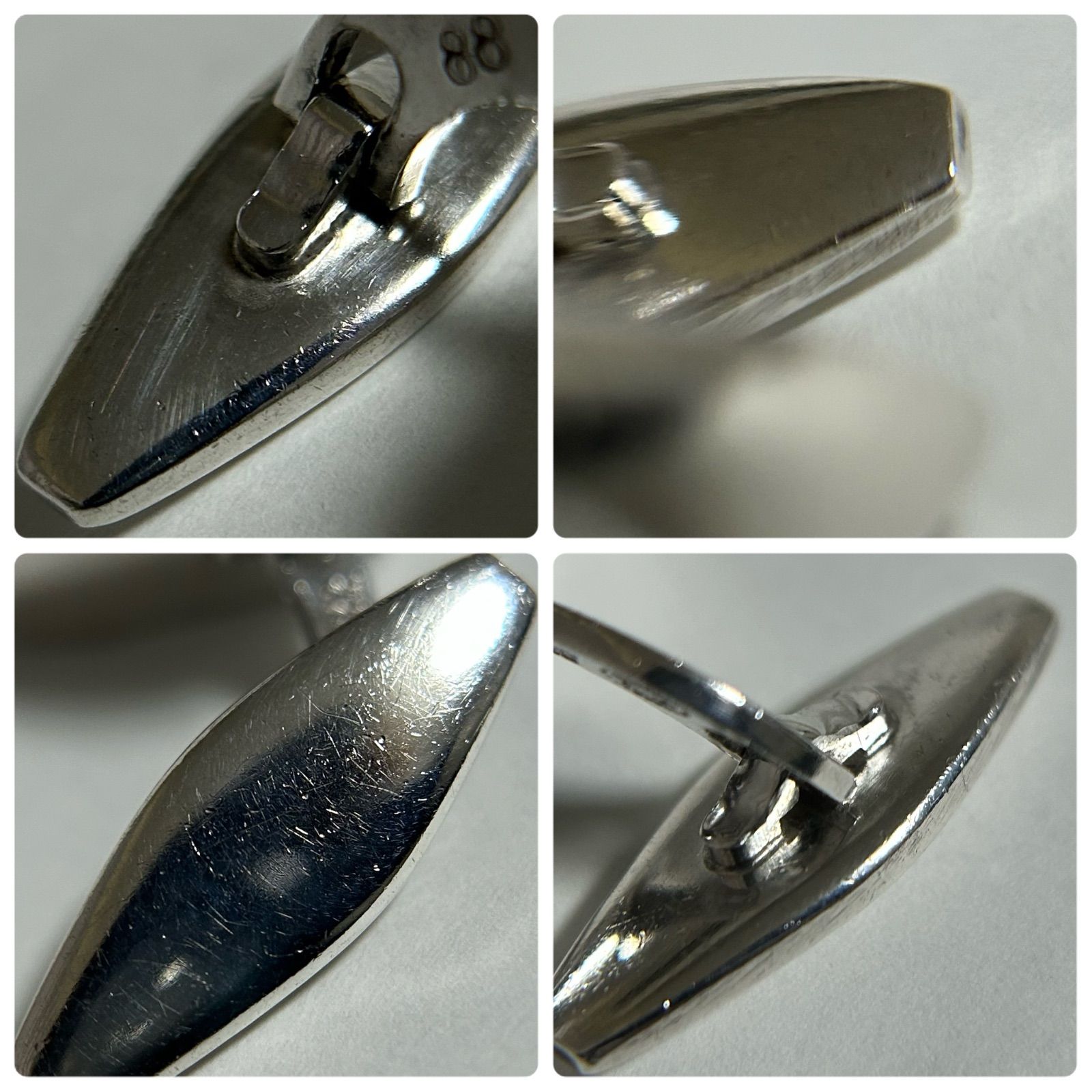 使用感有】 ジョージジェンセン 希少 カフス カフリンクス 88 AG925