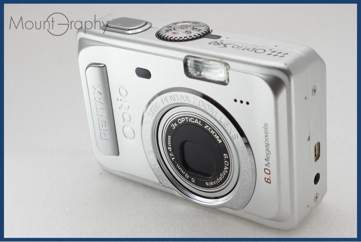 【動作保証】 PENTAX ペンタックス Optio S60 単三電池仕様 同梱無料 #i11367
