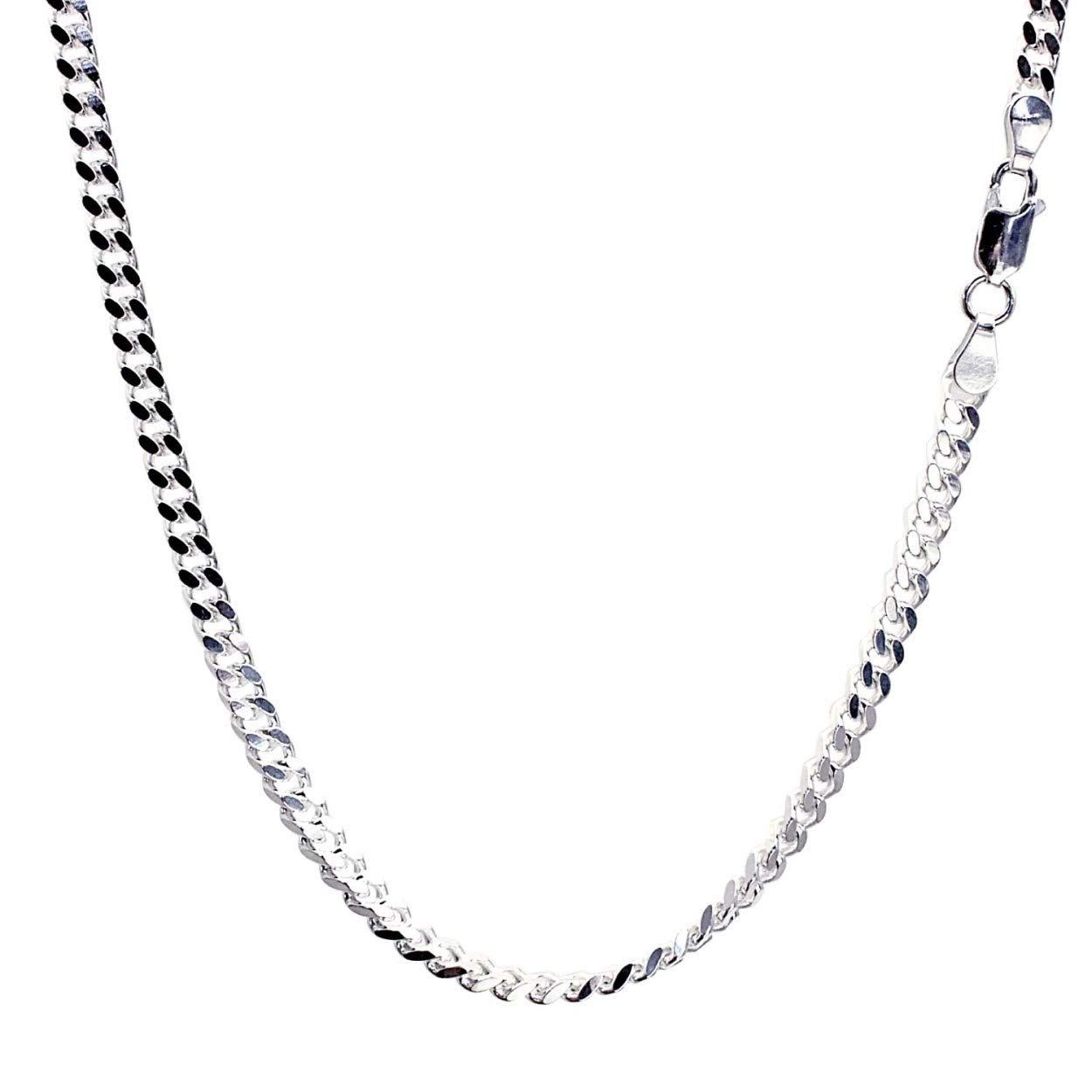 [シアーズ] シルバー925 SILVER 925 喜平4面カットチェーン 幅 4mm 長さ 40cm scd125-40