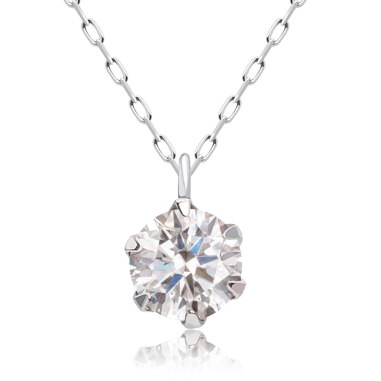 [ララクリスティー] ネックレス ダイヤモンド 0.3ct プラチナ PT900 ソリティア PLATINUM プラチナム コレクション lp51-0008-pt