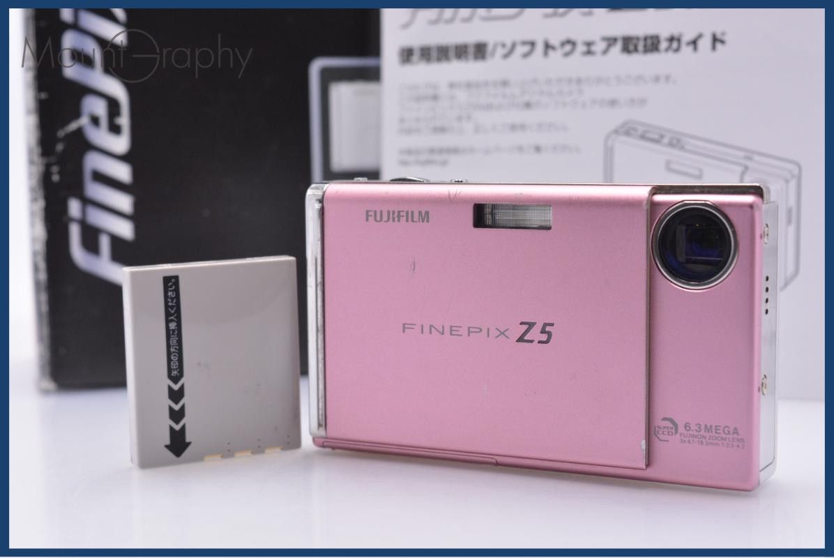【動作保証】 富士フイルム FUJIFILM FinePix Z5fd 3x 元箱、バッテリー、取扱説明書付属 同梱無料 #yk9607