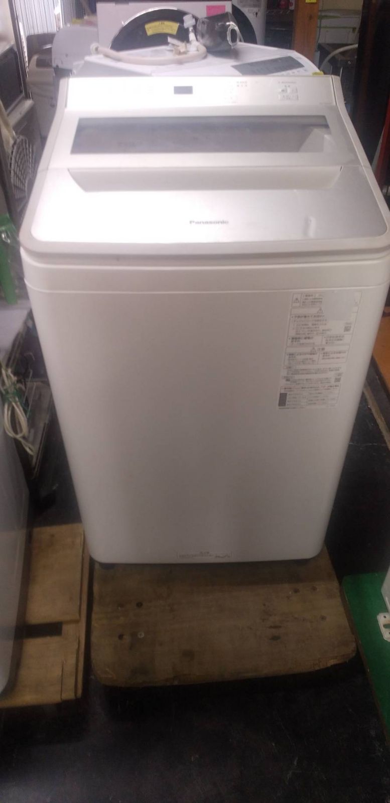 【中古】大阪引取限定　Panasonic 全自動電気洗濯機 NA-FA8H2 8.0kg