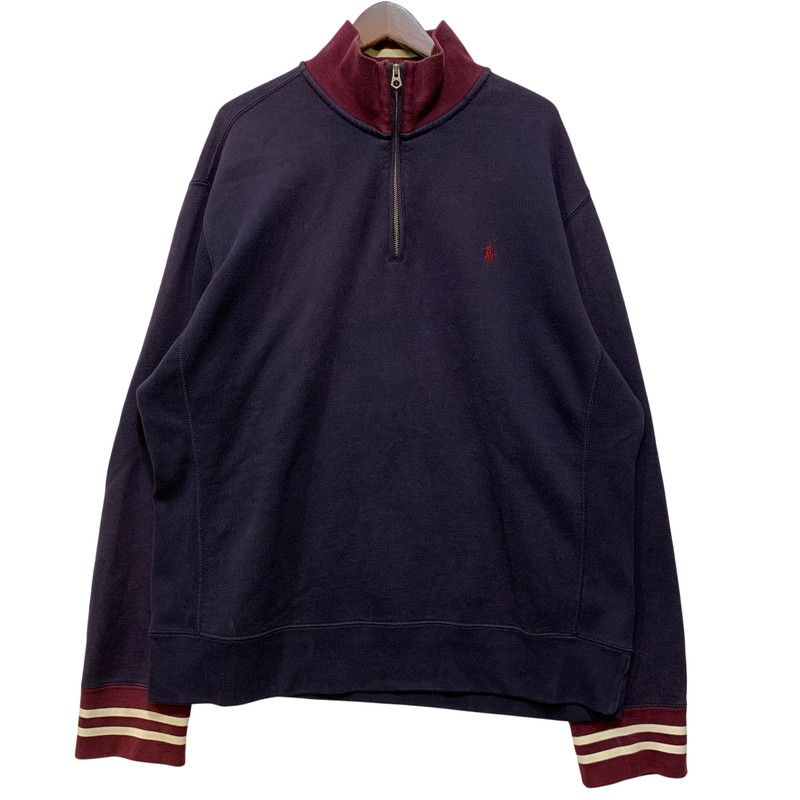 【中古品】 POLO RALPH LAUREN ポロ・ラルフローレン HALFZIP SWEAT SHIRT ハーフジップ スウェットシャツ トレーナー トップス 【146-260716-kh-13-izu】