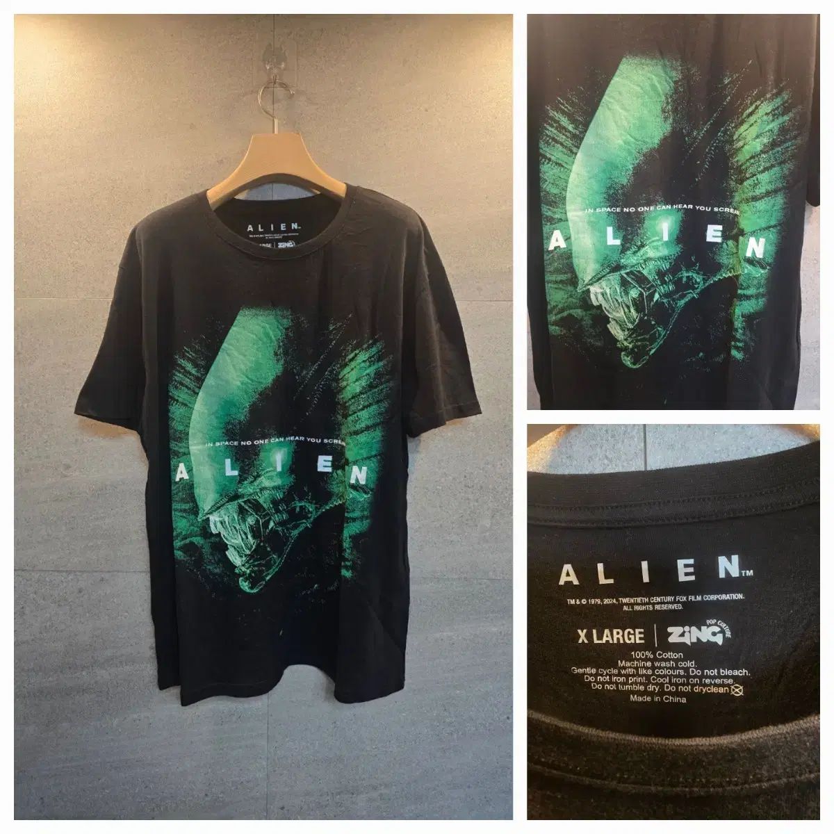 エイリアン OFFICIAL グッズ グラフィック 半袖Tシャツ