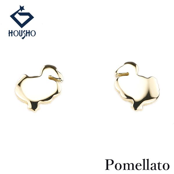 ポメラート DoDo ドド ピアス K18イエローゴールド Pomellato 鳥 バード 動物 アニマル 地金のみ 石なし 中古 宝正 907586