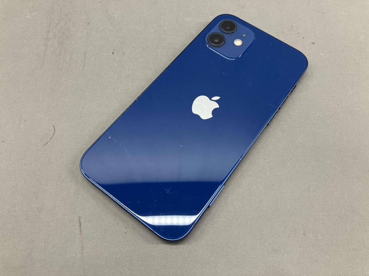 【SIMロック解除済】MGHX3J/A iPhone 12 128GB ブルー SoftBank