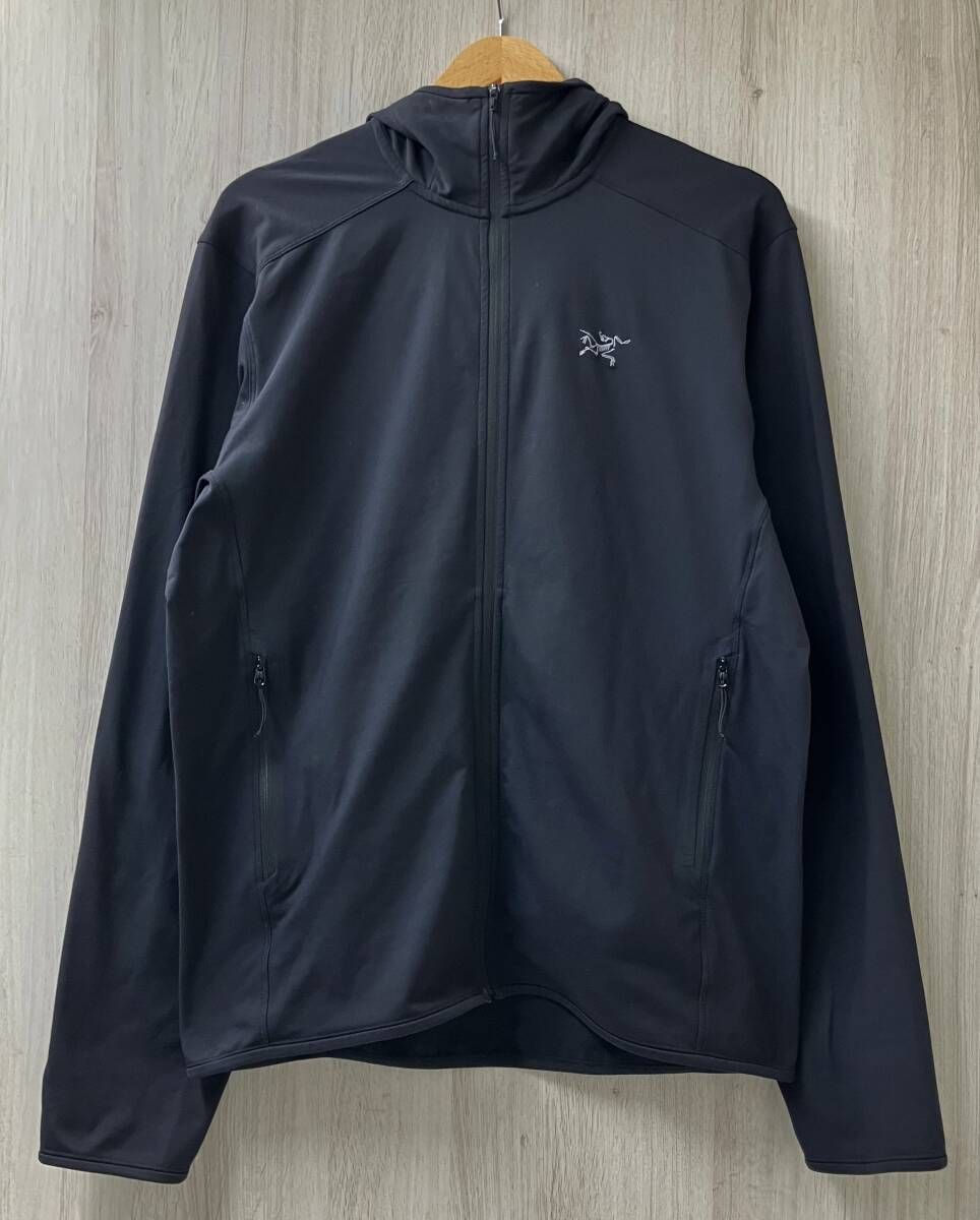 ARC'TERYX アークテリクス カイヤナイト ライトウェイト フーディ マウンテンパーカー Sサイズ ブラック メンズ ジャケット フリース