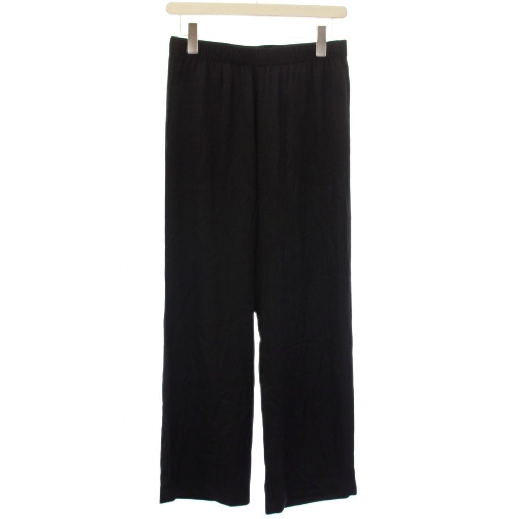 ミューズ ドゥーズィエム クラス MUSE de Deuxieme Classe 23SS SILK SATIN EASY パンツ イージーパンツ 36 黒 ブラック 23030520415010 /TK
