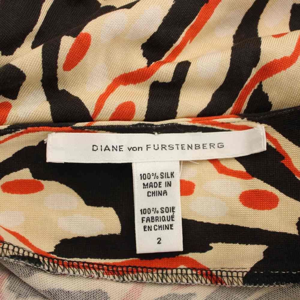 ダイアンフォンファステンバーグ DIANE von FURSTENBERG ワンピース 絹