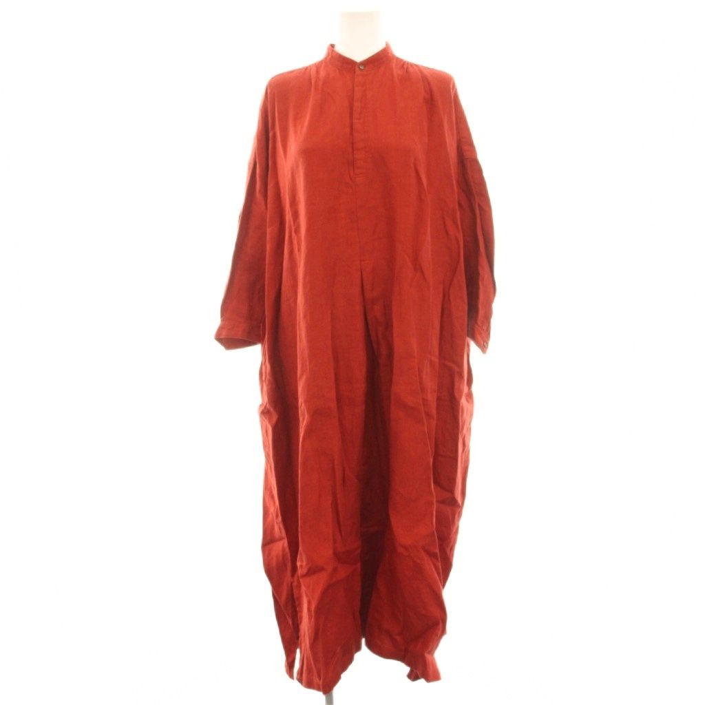 スズキタカユキ　ワンピース　赤 スズキ タカユキ suzuki takayuki 23SS peasant dress ワンピース
