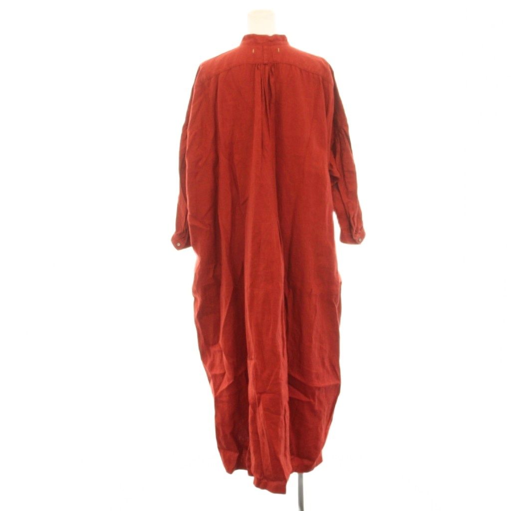 スズキタカユキ　ワンピース　赤 スズキ タカユキ suzuki takayuki 23SS peasant dress ワンピース
