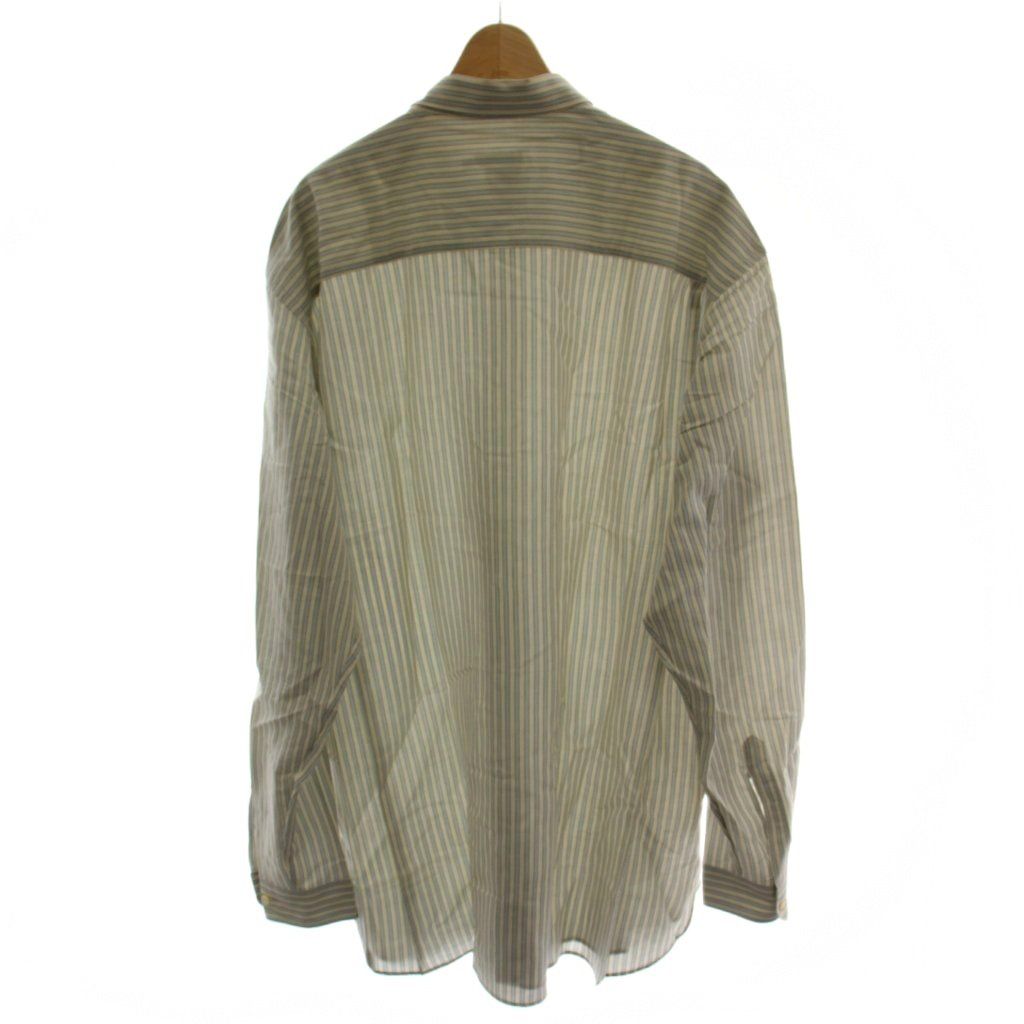 良品 GIORGIO ARMANI ジョルジオアルマーニ ストライプ柄 ロングスリーブ ドレスシャツ 38 ブルー メンズ 古着 中古 USED GIORGIO ARMANI ジョルジオアルマーニ 長袖 ストライプ シャツ ライト