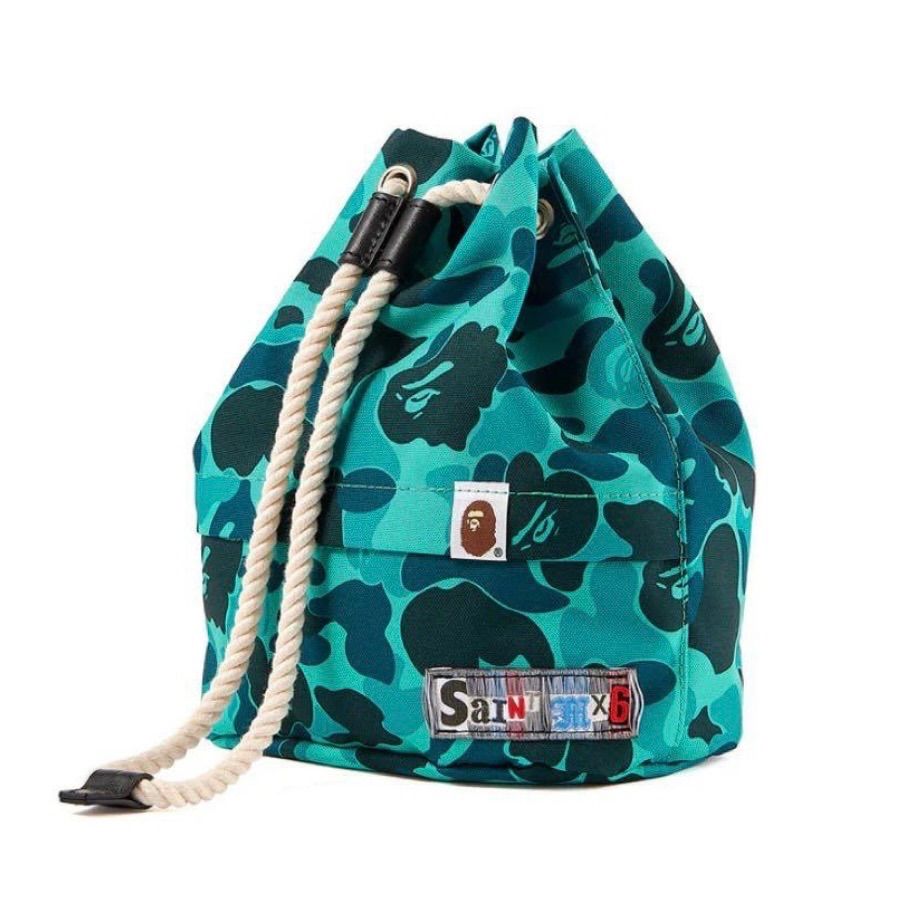 新品‼︎ SAINTMICHAELセントマイケル×APE ロープスナップバッグ 新品未使用 セントマイケル SAINT MXXXXXX AP_ROPE SNAP BAG SM-YS8