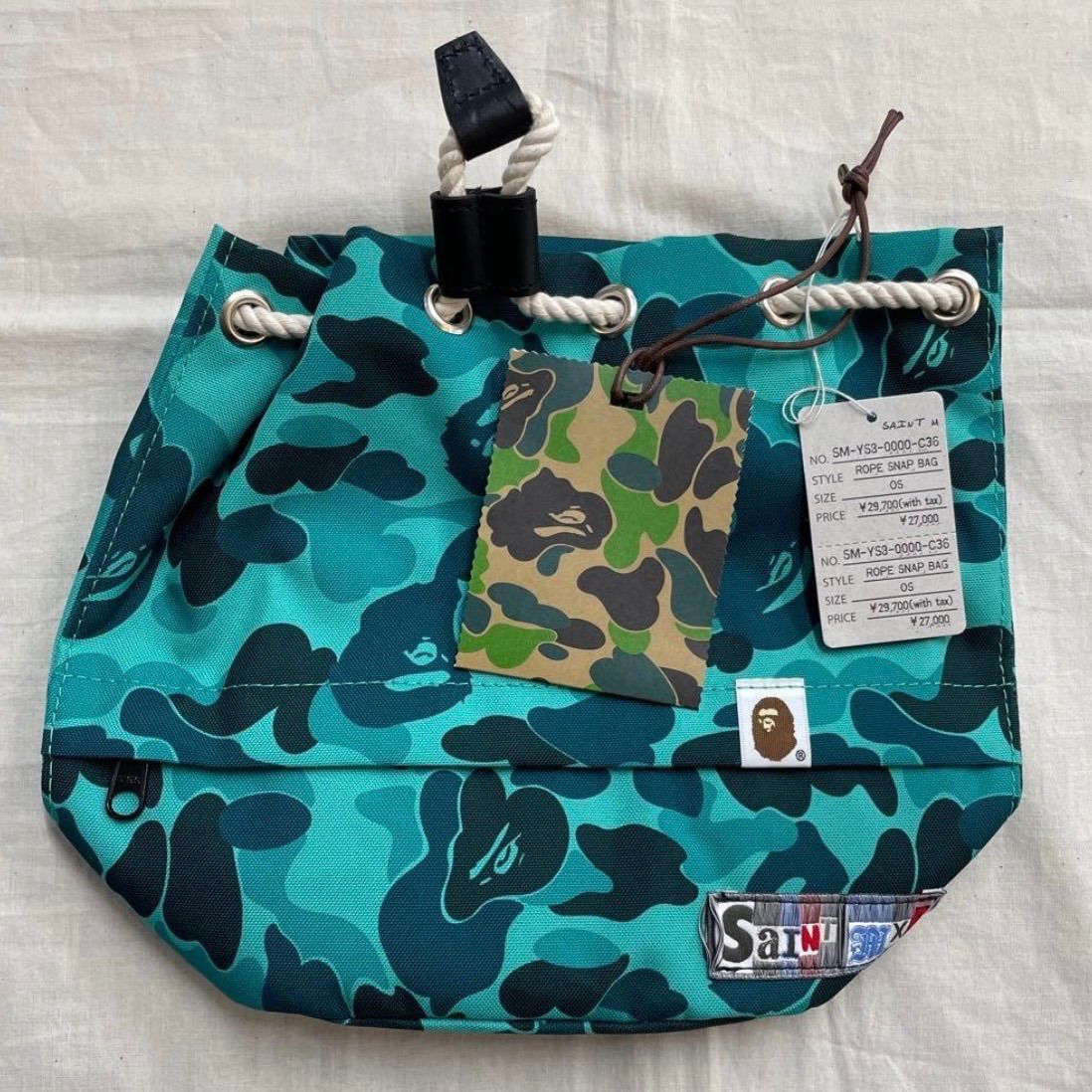 新品未使用 セントマイケル SAINT MXXXXXX AP_ROPE SNAP BAG SM-YS8