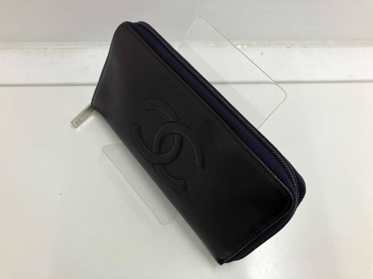 送料無料】CHANEL シャネル ココマーク キャビアスキン ラウンジ