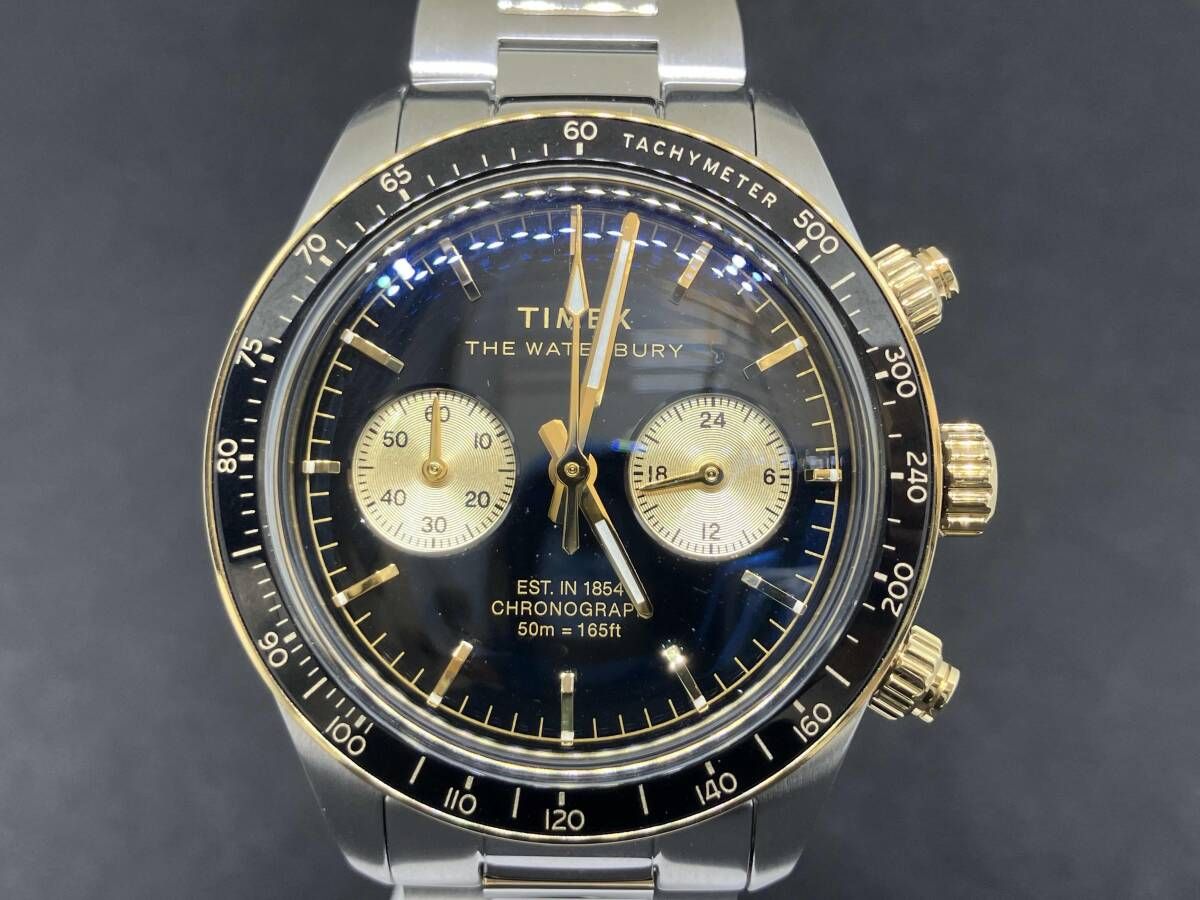TIMEX タイメックス ウォーターベリー クロノグラフTW2Y24000 ブラック 
