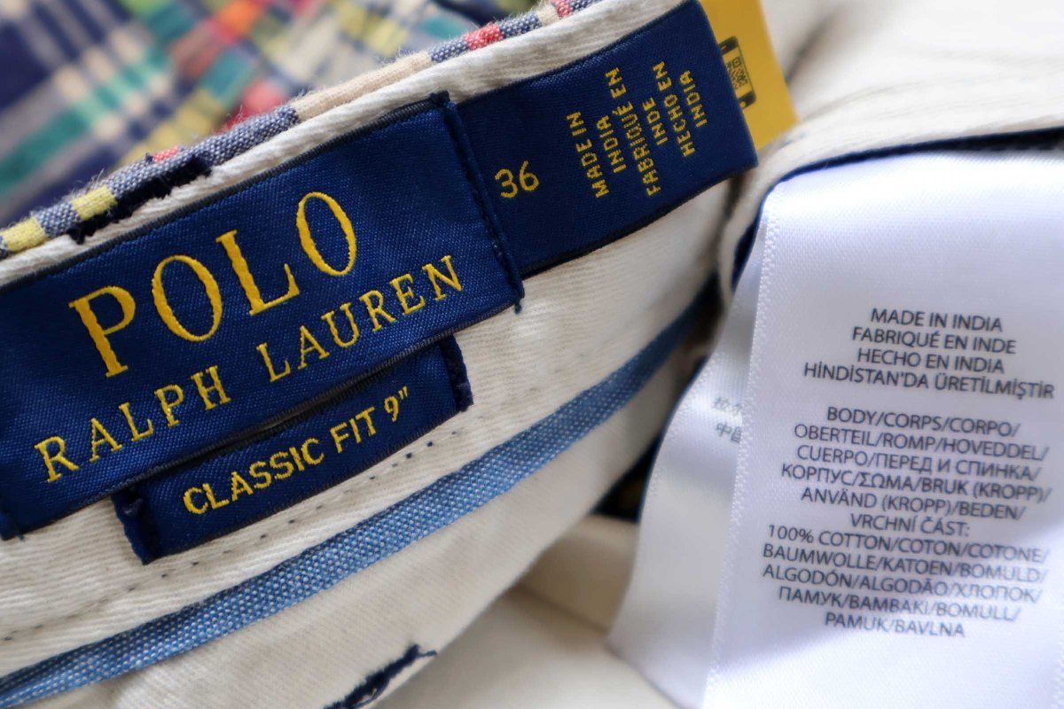 ポロ ラルフローレン CLASSIC FIT 9 マドラスチェック パッチワーク