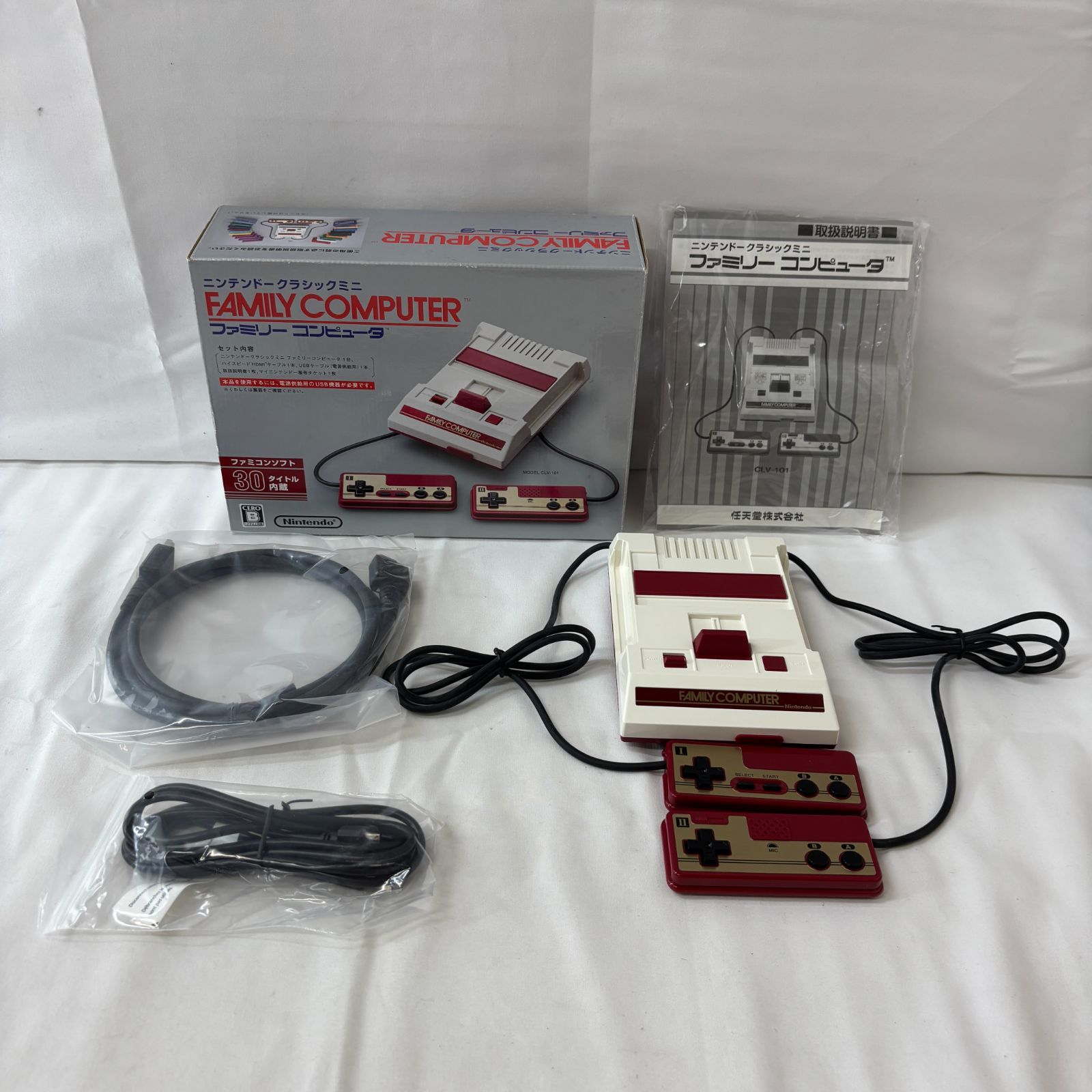 ◆任天堂 クラッシックミニ ファミリーコンピューター CLV-101　861