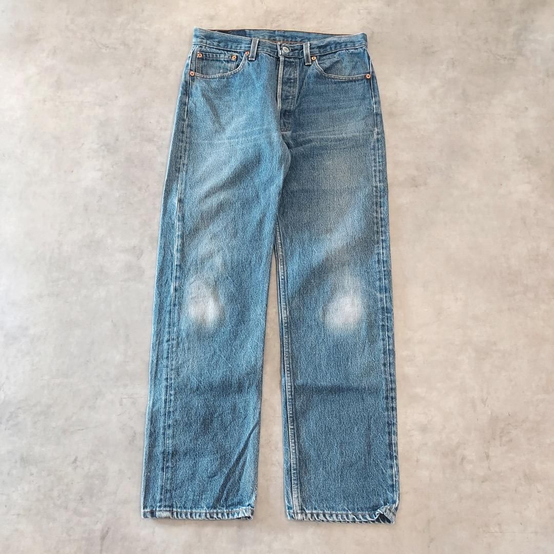 リーバイス501 Levis W34 青 90s USA製 古着 15950 ユーズド USED 中古 レトロ メンズ レディース 一点物 アメカジ