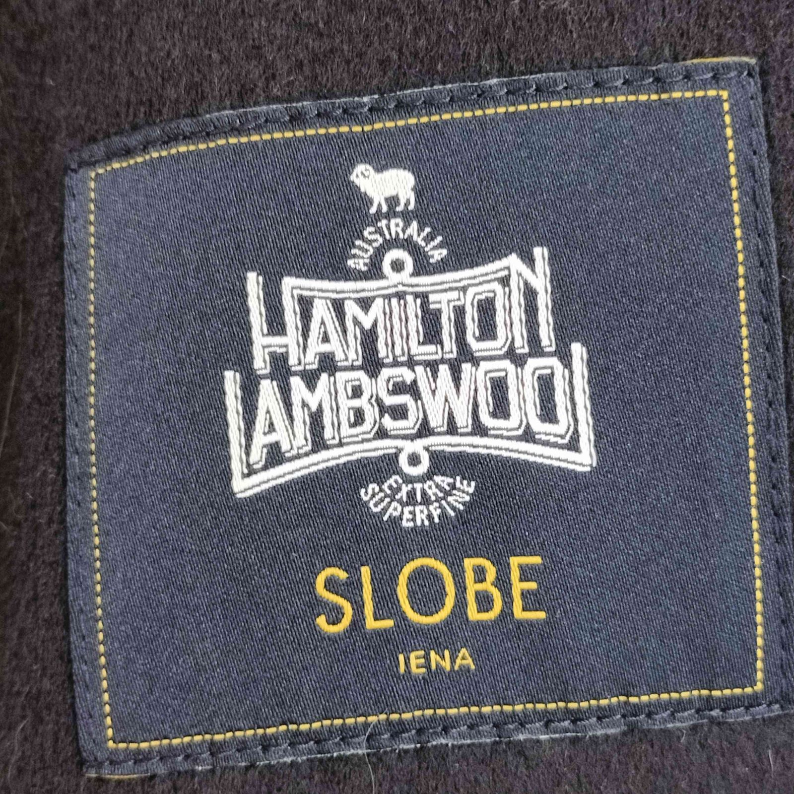 スローブイエナ SLOBE IENA HAMILTONダブルフェイスウールショート
