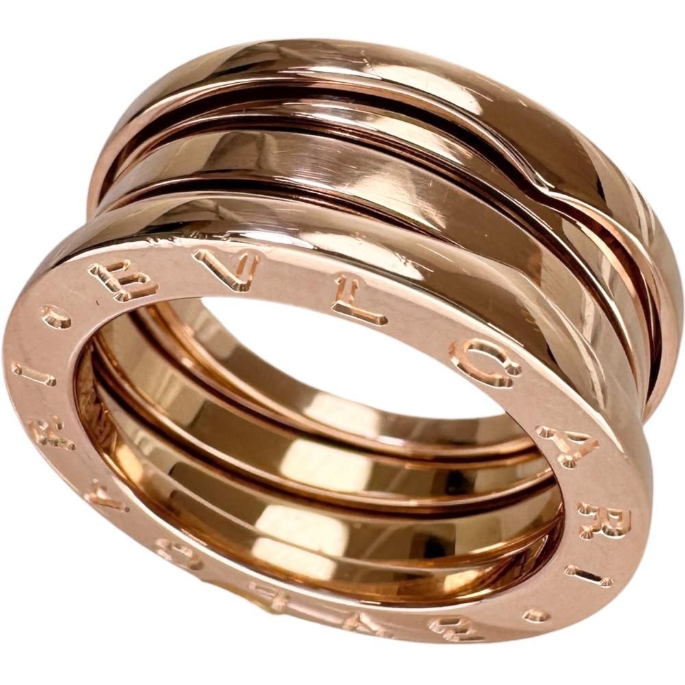 10.5号 【BVLGARI/ブルガリ】B-ZERO1 リング・指輪 K18PGピンクゴールド 18金 9.8g 51 レディース 【中古】【真子質店】【BL】